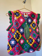 Crochet Square Vest by Farm Rio