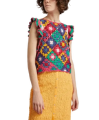 Crochet Square Vest by Farm Rio